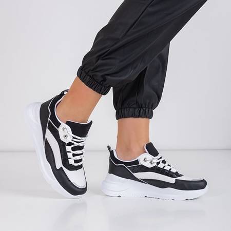 Черно-белые спортивные кроссовки для женщин Dimidra - Обувь