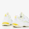 Бело-желтые спортивные кроссовки Hyeto - Обувь