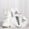 Белые меховые зимние сапоги от Dassacia - Обувь