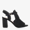 Босоножки на высоком каблуке черного цвета от Kliven - Обувь