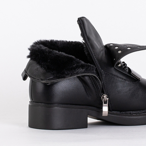 Черные ботинки для девочки Idiloso