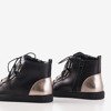 Черные и серебряные женские кроссовки Enzo - Обувь