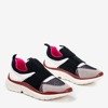 Черные спортивные туфли Mendora с цветными вставками - Обувь