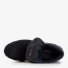 Черные замшевые ботинки со стразами Rafia - Обувь