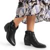 Черные женские ковбойские сапоги с декором Adelia - Обувь