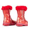 Детские зимние ботинки Lotus красные - Обувь