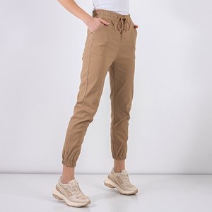 Коричневые женские брюки - Одежда