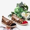 Коричневые женские эспадрильи с леопардовым принтом Fulimpa Fulton - Обувь