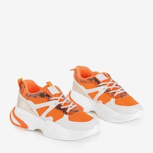 Оранжевые женские кроссовки Waks - Обувь