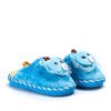 Синие меховые тапочки Willie - Обувь