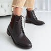 Темно-коричневые ботильоны Veto на шнуровке - Обувь