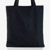 Женская черная сумка с декоративным значком - Сумочки