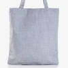 Женская серая сумка с декоративным значком - Сумочки