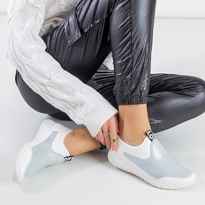 Женская спортивная обувь Jadena белого и серебристого цветов - Обувь