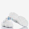 Женские белые кроссовки с голографическими вставками Clessta - Обувь