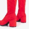 Женские красные ботфорты Caprio - Обувь