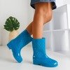 Женские синие полусапоги Muni - Обувь