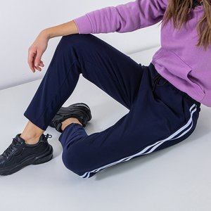 Женские темно-синие спортивные штаны - Одежда
