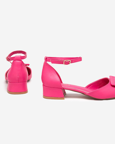 Женские туфли-лодочки цвета фуксии на плоской подошве Beriji - Обувь