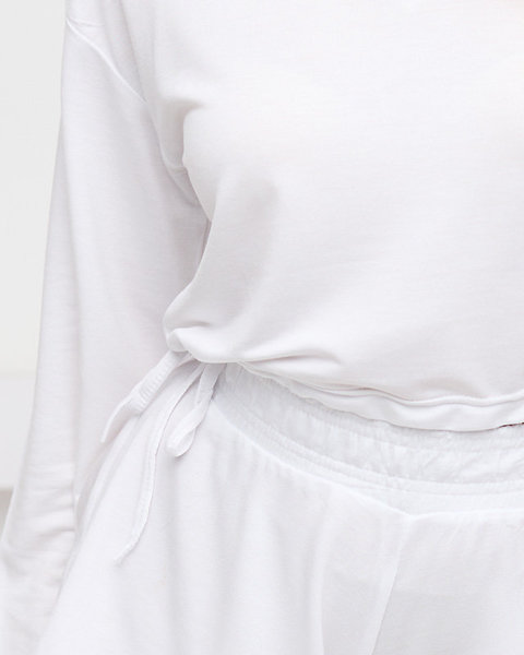 Женский белый спортивный костюм - Одежда