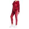 Женский спортивный костюм бордового цвета - Одежда