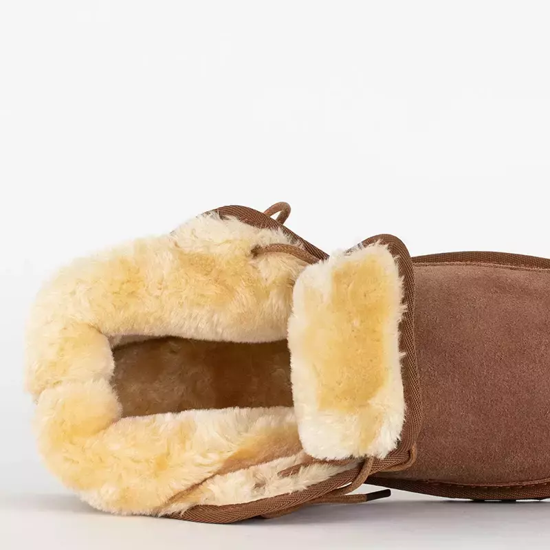 Зимние ботинки мужские верблюжьи OUTLET Gavin - Обувь