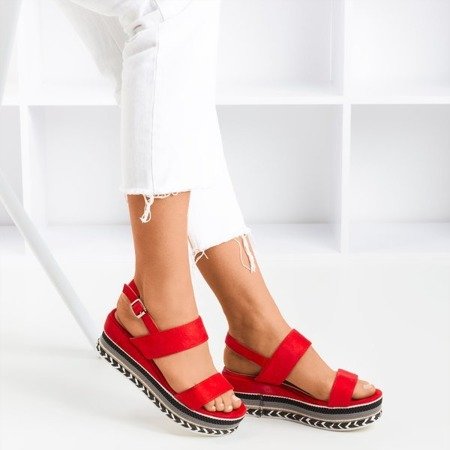 Червоні босоніжки Colissa - Взуття 1