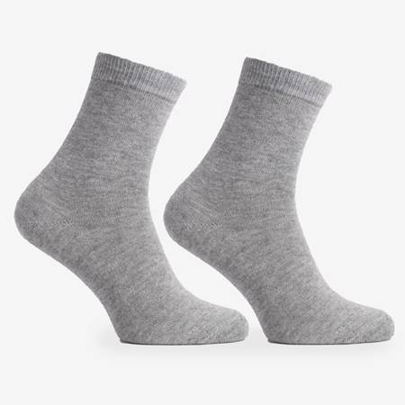 Чоловічі сірі шкарпетки за щиколотку 3 / упаковка - Шкарпетки