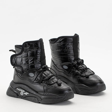 Чорні жіночі зимові черевики Montizo