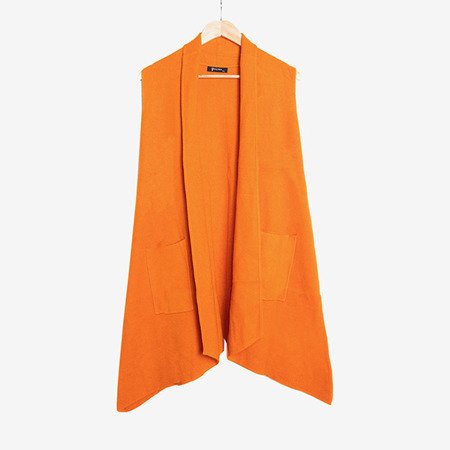 Накидка жіноча помаранчева - Одяг