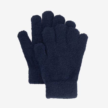 Темно-сині дитячі рукавиці