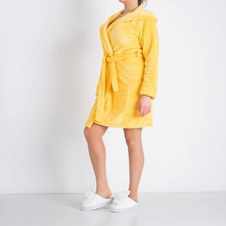 Жовтий жіночий халат - одяг
