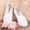 Білі жіночі мокасини без застібки Ticolisa - Взуття