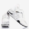 Білі жіночі спортивні кросівки на клині Acanta - Взуття 1