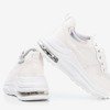 Білі жіночі спортивні кросівки з голографічними вставками з пігулок - Взуття 1
