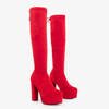 Червоні черевики на високих підборах Fagida - Взуття