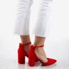 Червоні насоси на високій посаді Час вечірки - Взуття 1