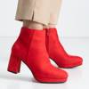 Червоні жіночі ботильйони Calida - Взуття