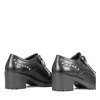 Чорне низьке взуття на товстій стійці Колорадо - Взуття