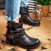 Чорні черевики з прикрасами Ivette - Взуття