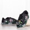 Чорні кросівки з кольоровим принтом Judi - Взуття