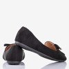 Чорні мокасини з бантом Petronella - Взуття