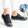 Чорні шнуровані кеди Pereta - Взуття