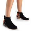 Чорні жіночі черевики з декоративною вишивкою Хастіелі - Взуття