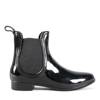 OUTLET Чорні жіночі дощові черевики з мигдалевим носком Idelle - Взуття