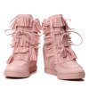 Рожеві кросівки на закритому клині Emerson - Взуття 1