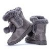 Сірі снігові черевики з хутром Keira - Взуття