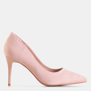 Світло-рожеві жіночі туфлі на шпильках Zarila