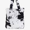 Жіноча чорно-біла хутряна сумочка - Сумочки