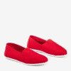 Жіночі червоні мокасини типу сліпони Slavarina - Взуття